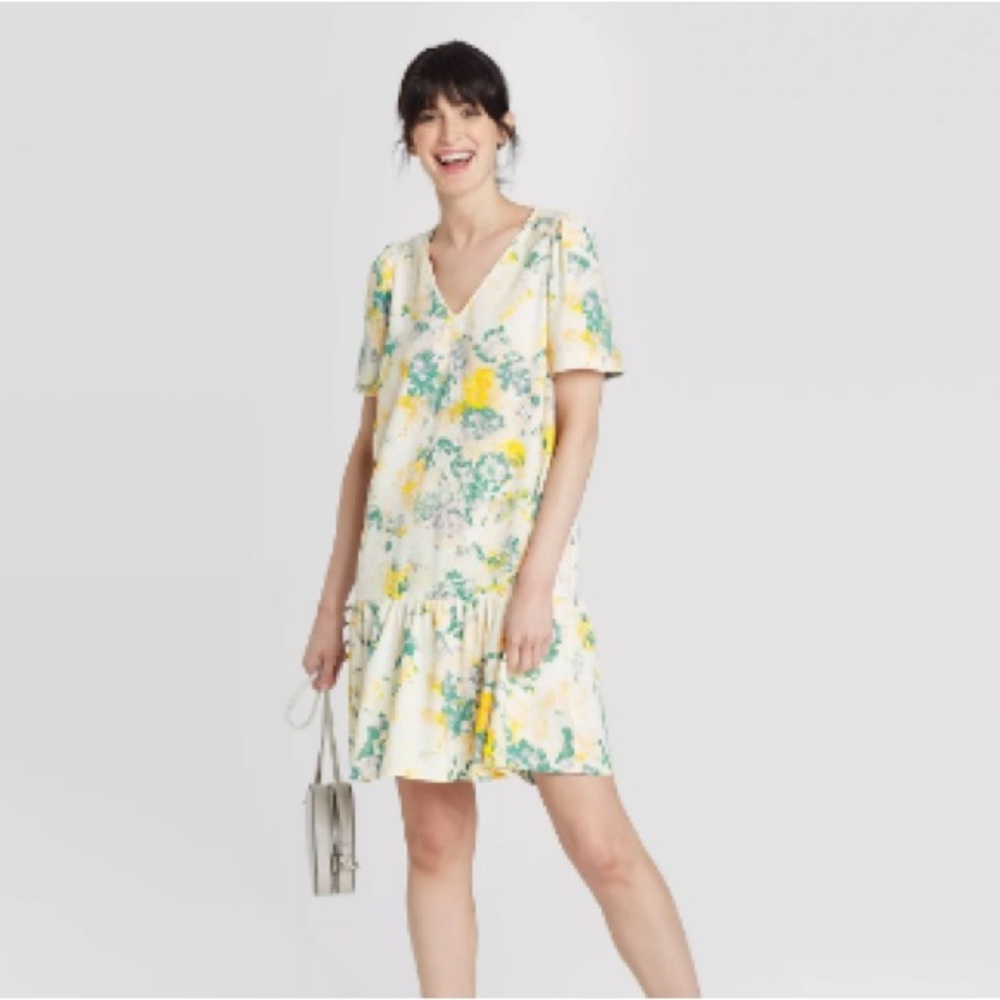 A New Day floral shift dress